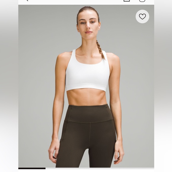 lululemon athletica Tops - Lululemon Energy White Sports Bra